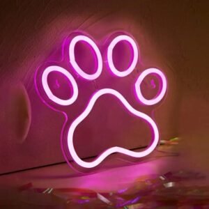 apportez de lamour chez vous avec notre mini neon patte 682 1