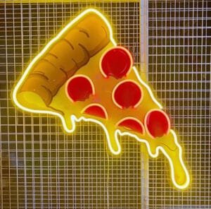 éclairez Vos Soirées Avec Le Néon Pizza Irrésistible! 🍕✨ - 40cm