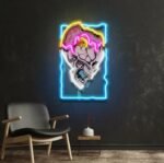 éclairez Votre Déco Avec Le Néon Skull Audacieux En Uv!