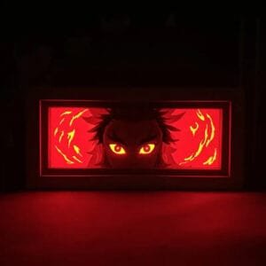 éclairez Votre Espace Avec La Lumibox Rengoku De Demon Slayer!