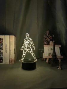 éclairez Votre Passion Avec La Lampe Chevet Cr7 De Cristiano Ronaldo!