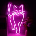 éveillez Votre Espace Avec Le Captivant Néon Night Cat !