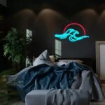 éveillez Votre Espace Avec Le Néon Japan Wave, Une élégante Sérénité !