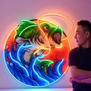 Exploitez Votre Décor Avec Notre Captivant Néon Uv Fish !
