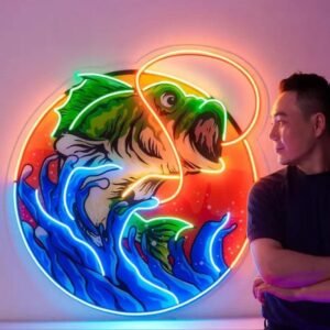 Exploitez Votre Décor Avec Notre Captivant Néon Uv Fish !