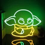 Illuminate Your Space With Our Enchanting Néon Baby Yoda!