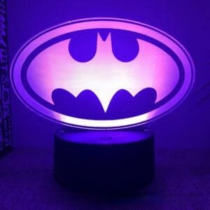 Illuminez Vos Nuits Avec La Lampe De Chevet Batman De Gotham City! - 3