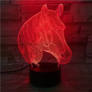 Illuminez Vos Nuits Avec La Lampe De Chevet Cheval élégante !