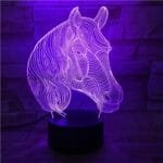 Illuminez Vos Nuits Avec La Lampe De Chevet Cheval élégante!