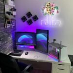 illuminez votre decor avec la magique neon flower lady uv 550 1
