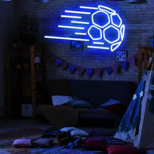 Illuminez Votre Décor Avec Notre Néon Football énergique! ⚽✨
