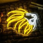 illuminez votre espace avec la majeste du neon lion 344 1