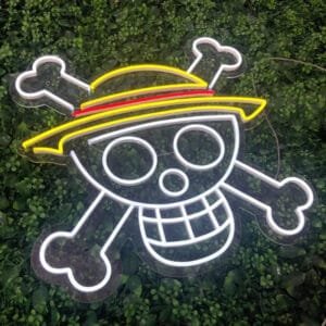 Illuminez Votre Espace Avec Le Magique Néon One Piece De Luffy!