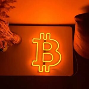 illuminez votre espace avec le neon bitcoin eclatant et tendance 637 1