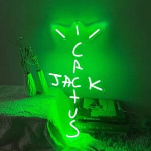Illuminez Votre Espace Avec Le Néon Cactus Jack Vibrant Et Stylé!