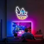 illuminez votre espace avec le neon carapace bleu dynamique 412 1