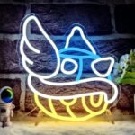 illuminez votre espace avec le neon carapace bleu dynamique 624 1