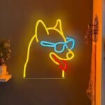 illuminez votre espace avec le neon cool dog style 587 1