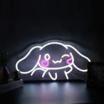 Illuminez Votre Espace Avec Le Néon Lapin Kawaii Adorablement Mignon!