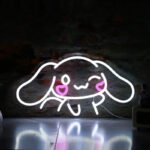 Illuminez Votre Espace Avec Le Néon Lapin Kawaii Adorablement Mignon!