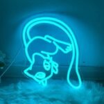 illuminez votre espace avec le neon mew magique et adorable bleu 335 1