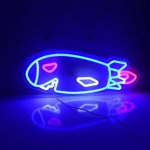 illuminez votre espace avec le neon rocket aventure et adrenaline 768 1