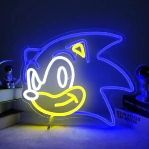 illuminez votre espace avec le neon sonic vibrant et dynamique 552 1