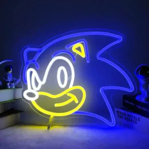 Illuminez Votre Espace Avec Le Néon Sonic Vibrant Et Dynamique!