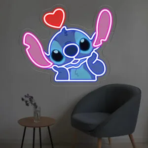 Illuminez Votre Espace Avec Le Néon Stitch Uv Magique!