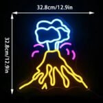 illuminez votre espace avec le neon volcan captivant 248 1