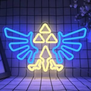 illuminez votre espace avec le neon zeldas triforce legendaire 221 1