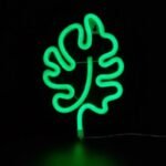 illuminez votre espace avec notre mini neon feuille apaisant 404 1