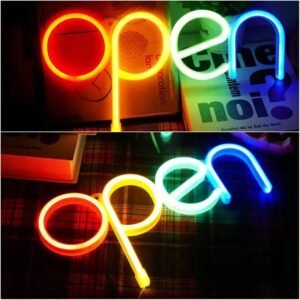 illuminez votre espace avec notre mini neon open accueillant 989 1
