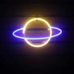 illuminez votre espace avec notre mini neon planet cosmique 4 459 1
