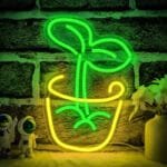 Illuminez Votre Espace Avec Notre Néon Plantes Artisanale! 2