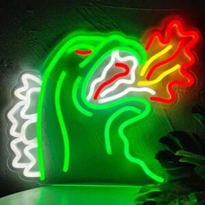 Illuminez Votre Univers Avec Le Fascinant Néon Godzilla!
