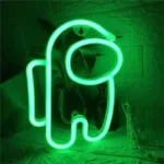 Illuminez Votre Univers Avec Le Mini Néon Among Us! Vert