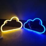 illuminez votre univers avec notre mini neon nuage magique bleu 879 1