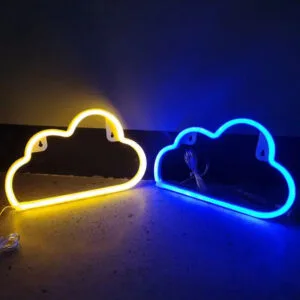 Illuminez Votre Univers Avec Notre Mini Néon Nuage Magique! Bleu