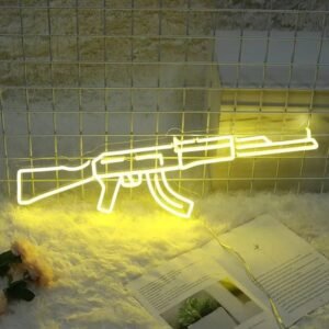 neon ak 47 eclairez votre espace avec audace et puissance or 263 1