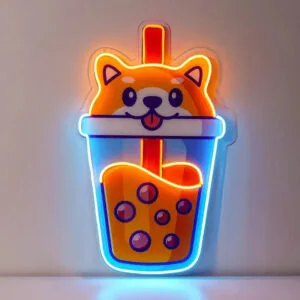 Néon Boba éblouissant: Transformez Votre Espace En Délices Modernes! 40cm