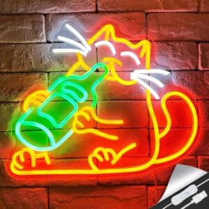 Néon Chalcoolique: Illuminez Vos Soirées Avec Humour Et Chaleur!