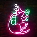 Néon Chat Sommelier : élégance Et Humour Pour Un Intérieur Lumineux ✨
