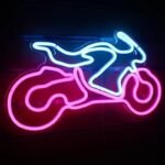 Néon Cyber-moto : éclat Futuriste Pour Un Voyage Visuel époustouflant!