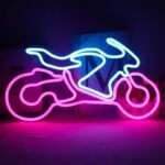 Néon Cyber-moto : éclat Futuriste Pour Un Voyage Visuel époustouflant!