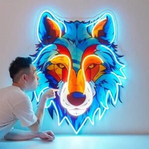 neon loup eclairez votre espace avec la puissance du 60cm 575 1