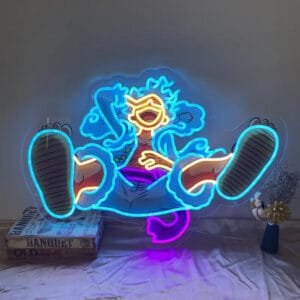 Néon Luffy : Plongez Dans L’aventure Légendaire Des Pirates ! 3 Néon Luffy: Plongez Dans L’aventure Légendaire Des Pirates! 65cm