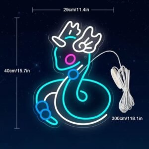 Néon Minidraco : Illuminez Votre Espace Avec élégance Mystérieuse !