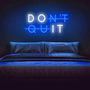 neon motivant dont quit brillez avec determination 412 1