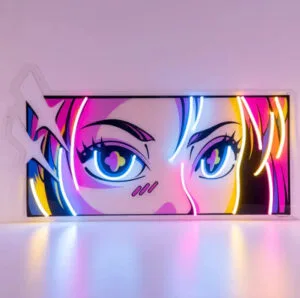 Néons Uv Cyberpunk: Anime Femmes éclat Et Innovation! 50cm